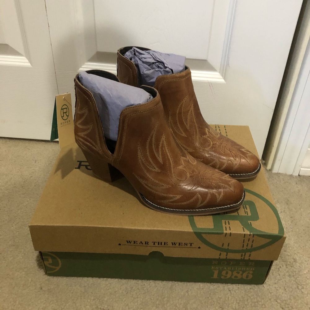 Roper booties size 7